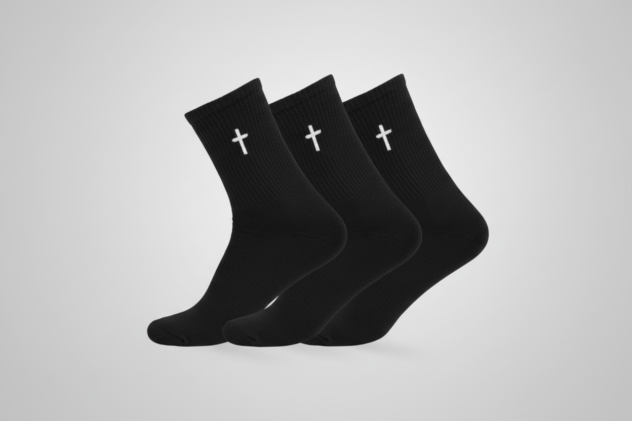 Boundless Performance Black SOCKS 3-Pack